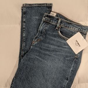 NWT Agolde Toni Mid Rise Jeans Obscure